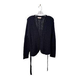 Vintage 1960s Joseph Magnin Black Sweater Jacket